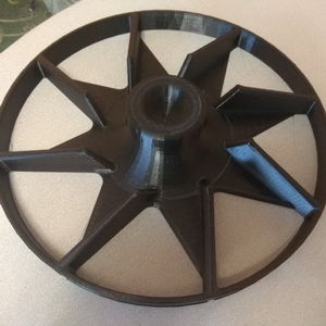Part of the modeling tooling for the free vortex pump impeller